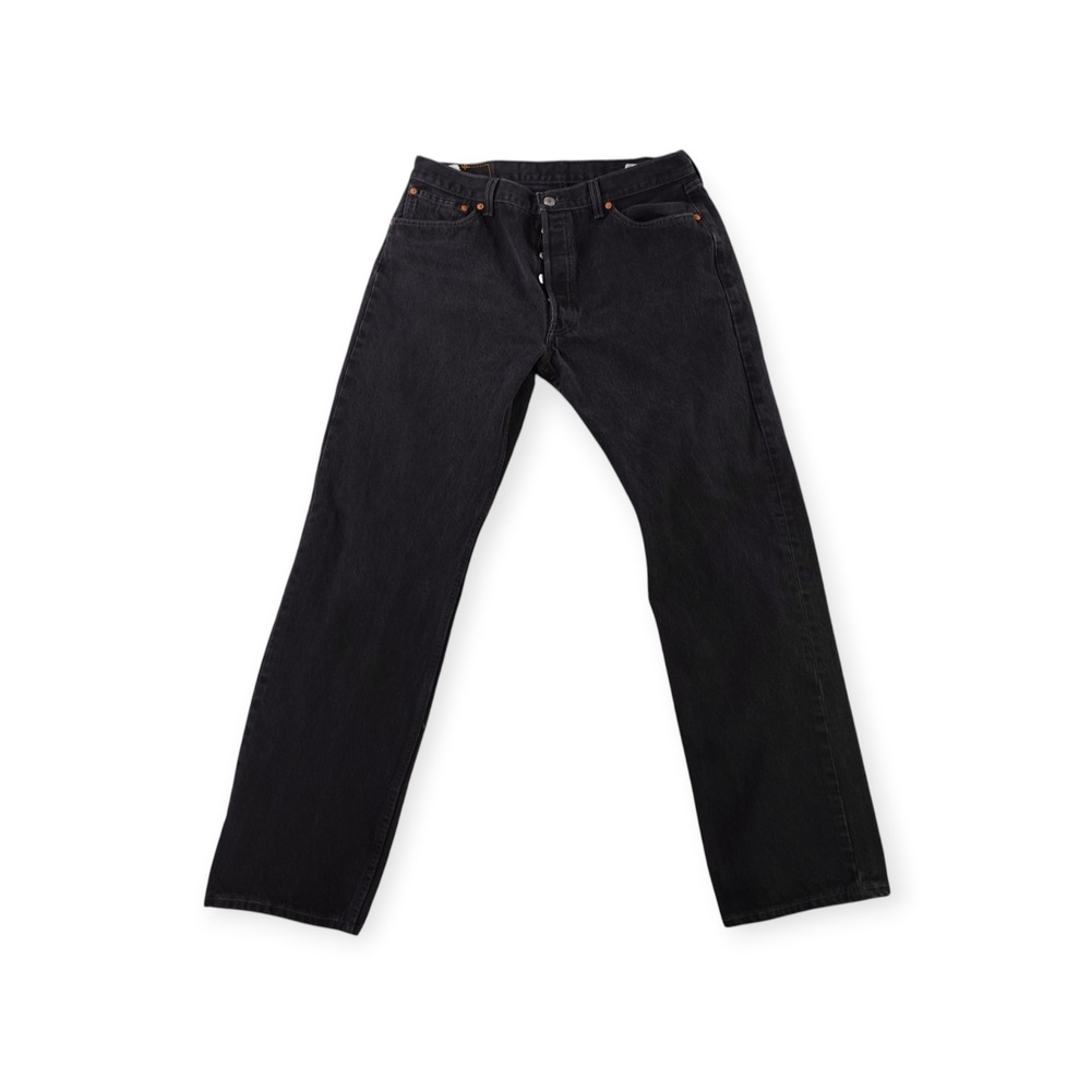 Levi's 501 Jeans Men 33x32 Black Straight Leg Vintage 90s Made in USA 501-0660